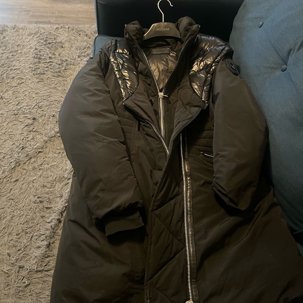RUDSAK Black Quilted Ski Jacket